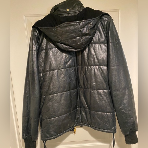 Giorgio Brato Leather Jacket with Hood - Picture 6 of 10